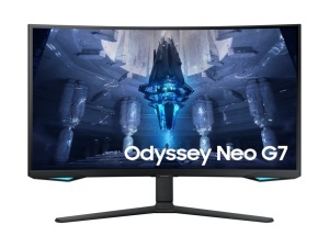Monitor SAMSUNG LS32BG750NPXEN 32"/VA,zakrivljen/3840x2160/165Hz/1ms GtG/HDMIx2,DP,USB/freesync/crna