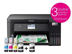 Multifunkcionalni štampač Epson ECO Tank L6260 4800x1200dpi/256MB/CB33ppm/COL20ppm/USB/WiFI/Ink 101 *