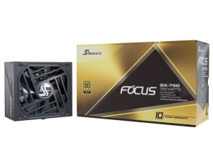 Napajanje 750W Seasonic Focus GX-750 Modularno, 80+ Gold ATX3.0