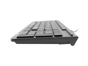 Natec DISCUS 2, Slim Multimedia Keyboard US, USB, Black NKL-1829