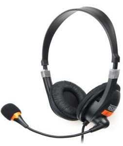 Natec DRONE, Stereo Headset with Volume Control, 3.5mm Stereo, Black NSL-0294