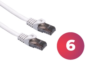 Patchcord mrežni kabl UTP cat6 1.5m sivi