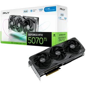 PNY Video Card NVidia GeForce RTX 5070 Ti 16GB Overclocked Triple Fan Plus DLSS 4 VCG5071T16TFXPB1-O - Img 5