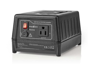 POCO102 Konvertor snage, 230V AC 50Hz, 270W, Euro, Black Omogucava upotrebu opreme iz SAD u Evropi - Img 6