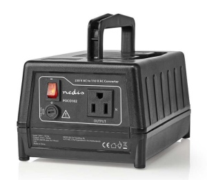POCO102 Konvertor snage, 230V AC 50Hz, 270W, Euro, Black Omogucava upotrebu opreme iz SAD u Evropi - Img 7