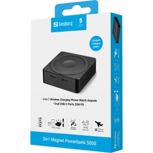 Powerbank Sandberg 3u1 Magnet 421-28 5000mAh Magsafe - Img 9