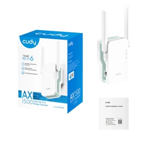 Range Extender Cudy RE1500/AX1500/WiFI 6/2.4+5GHz/Mesh/1500Mbps - Img 2