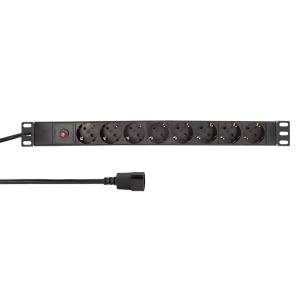 Razvodni PDU panel za rek sa 8 utičnih mesta CEE 7/3 konektor C14
