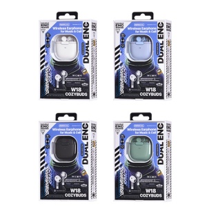 REMAX W18 Bincol Series Dual ENC Wireless Earphone Green - Img 2