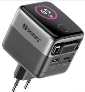 Sandberg 441-74 Charger PD65W Display + Cable - Img 3