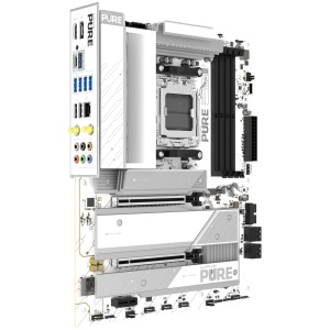 SAPPHIRE AMD X870E AM5 PURE Ryzen R9/R7, 4x DDR5 8400MHz, PCIE 5, 1x M.2 Gen5, 2x M.2 Gen4, LAN 5 Gbps, WIFI7, USB, ATX 52122-02-40G - Img 2