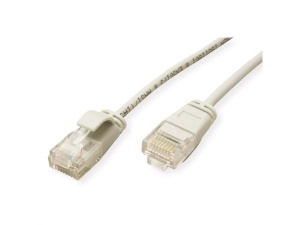 Secomp Roline UTP Data Center PatchCord 6A Slim LSOH sivi 0.5m - Img 3