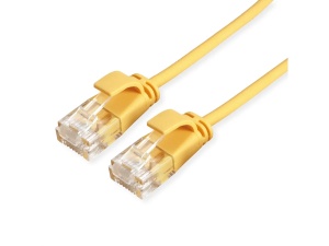 Secomp Roline UTP PatchCord Cat6A/Class EA LSOH CL SLIM žuta 1.5m