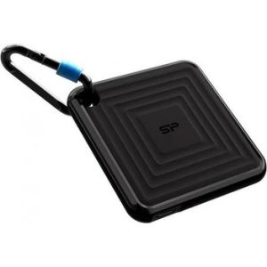 Silicon Power Portable SSD 512GB PC60, USB 3.2 Gen 2 (Cable: Type-C to USB Type-A), Read up to 540MB/s, Write up to 500MB/s SP512GBPSDPC60CK