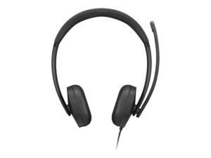 Slušalice žične Lenovo VoIP 5000 USB-C+adapter USB-A Teams crne 4XD1R8899 - Img 2