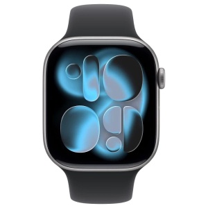 Smart watch Apple Series 11 Aluminum 46mm Space Gray (Black Sport Band) S/M - Img 2
