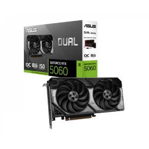 SVGA PCIE ASUS DUAL-RTX5060-O8G 8GB GDDR7 OC Edition 128-bit crna