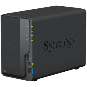 Synology DiskStation DS223, Tower, 2-bays 3.5'' SATA HDD/SSD, CPU 4-core 1.7 GHz, 2 GB DDR4 non-ECC, RJ-45 1GbE LAN Port, 3 x USB 3.2 Gen 1 Port, 1.28 kg, 2y DS223 - Img 2
