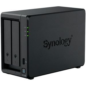 Synology DS725+, Tower, 2-Bays 3.5'' SATA HDD/SSD, 2 x M.2 2280 NVMe SSD, CPU AMD Ryzen R1600 dual-core (4-thread), max. boost up to 3.1 GHz, 4 GB DDR4 ECC SODIMM, 1 x 2.5 GbE, 1 x 1GbE, 1 x USB 3.2, 1 x eSATA USB-C, 1.51 kg, 3y DS725PLUS - Img 2