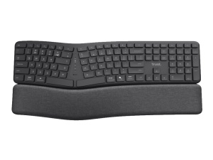 Tastatura TRUST KEYRA ERGO MULTI WRLS KEYBOARD US - Img 3