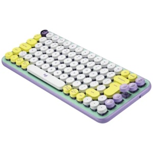 Tastatura Wireless Logitech Pop Keys Daydream bela/ljubičasta US 920-010736 - Img 5