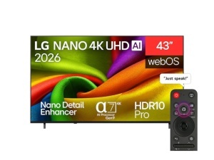 Televizor LG 43NU850B3LA/Nano/43"/4K Ultra HD/smart/webOS 26/crna