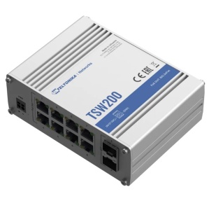 Teltonika TSW200 Industrial Gbit Ethetnet PoE+ Switch - Img 1