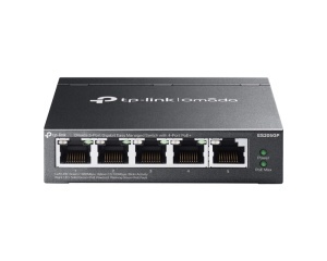 TP-LINK ES205GP Omada 5-Port Gigabit Easy Managed Switch with 4-Port PoE+ - Img 2