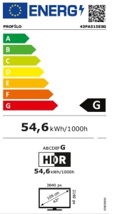 TV PROFILO SMART LED 43" 43PA515ESG UHD 3840x2160/ANDROID 11/DVB-T2/C/S2/Grey - Img 2