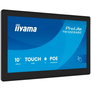 TW1023ASC-B3P 10,1" Panel-PC with Android 13+GMS, SOC uad-core RK3568 4GB, Storage 32GB, PCAP 10-Points Touch, 280x800, IPS panel, Speakers, POE, WIFI, BT5.2, SD Slot, HDMI-out TW1023ASC-B3P
