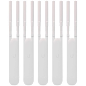 Ubiquiti 5-PACK of UAP-AC-M-EU Networking Interface - (1) 10/100/1000 Ethernet Port/ Power Method 24V Passive PoE (Pairs 4, 5+; 7, 8 Return);802.3af Alternative A (Pairs 1, 2+; 3, 6 Return)(Supported Voltage Range: 44 to 57VDC)/ Wi-Fi Standards 802.11 a/b