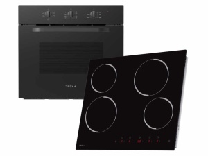 Ugradni set TESLA BO301MB+HV6401MB/65L/60cm/Mechanical control/keramicka ploca/59cm/crna