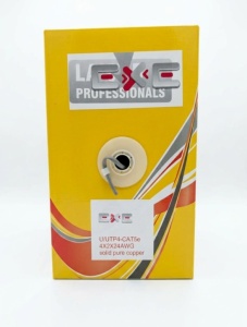 UTP kabl, cat 5E, CU, 24 AWG, ISO 11801, 305M