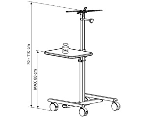 VEGA AV-1150 univerzalna kolica za projektor - Img 2