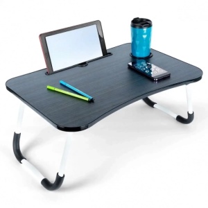 Vilde 568017 - Sklopivi stalak za laptop - Sivi 61,5 x 40 x 26cm