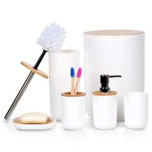 Vilde 568054 - Set od 6 kupatilskih dodataka - Beli
