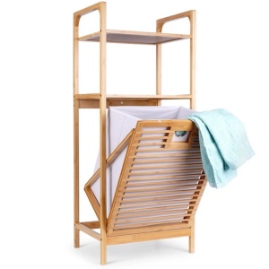 Vilde - Bathroom Solutions 569633 - Kupatilska polica sa korpom za veš, 39.5x