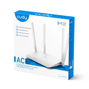 Wireless Mesh Router Cudy WR1300/AC1200/EXT4x5dBi/1WAN/4LAN/repeater/AP - Img 3