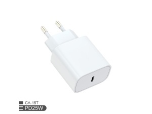 Zidni punjac FULMOVA GAN PD/25W/bela sa USB-C kablom - Img 2