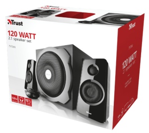 Zvucnik TRUST Tytan 2.1/120W(60W RMS)/crna - Img 3