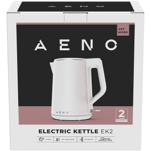 AENO Electric Kettle EK2: 1850-2200W, 1.5L, Strix, Double-walls, Non-heating body, Auto Power Off, Dry tank Protection AEK0002 - Img 3