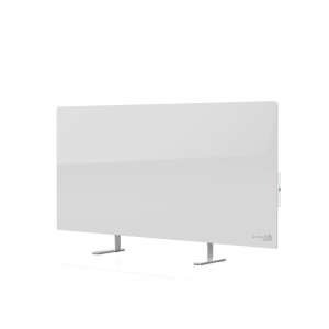 AENO Premium Eco Smart Heater, 700W, Tempered glass, Infrared+convection heating type, Plug type: Europe (E/F type), WHITE AGH0001S - Img 2
