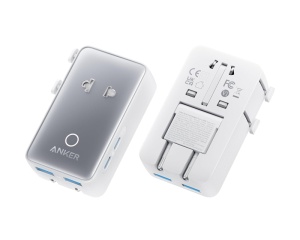 ANKER Nano 20W putni zidni punjač 5-portova (2x USB-A, 2x USB-C, utičnica EU na US, UK, AU i EU), beli - Img 3