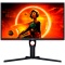 AOC Gaming Monitor 25G3ZM/BK 24.5” 240Hz VA, 1920x1080, 0.5ms, 3000:1, 178/178, Adaptive Sync, HDMI, DP, 3-sided frameless, Full Ergo, G-Menu, Black-Red, 3y 25G3ZM/BK *