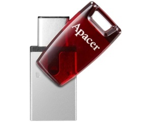 APACER 64GB AH180 USB 3.2 Tip C - USB 3.2 Tip A flash crveni AP64GAH180R-1 - Img 2