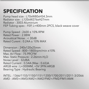 Armaggeddon TESSARAXX Deep Freeze PRO 240 - Black - Img 3
