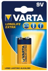 Baterija Varta 9V, 6LR61-VA-IND