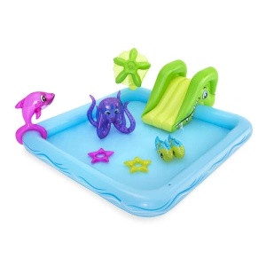 Bazen za decu Bestway Fantastic Aquarium Interaktivni vodeni park/2.39x2.06x0.86m - Img 3