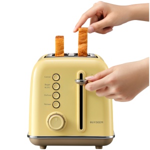 BUYDEEM 2 Slice Toaster, model DT620E, color Mellow Yellow, EU DT620E-MY/EU - Img 4