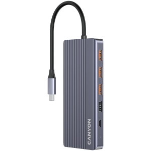 CANYON hub DS-16 13in1 4k USB-C Grey CNS-TDS16